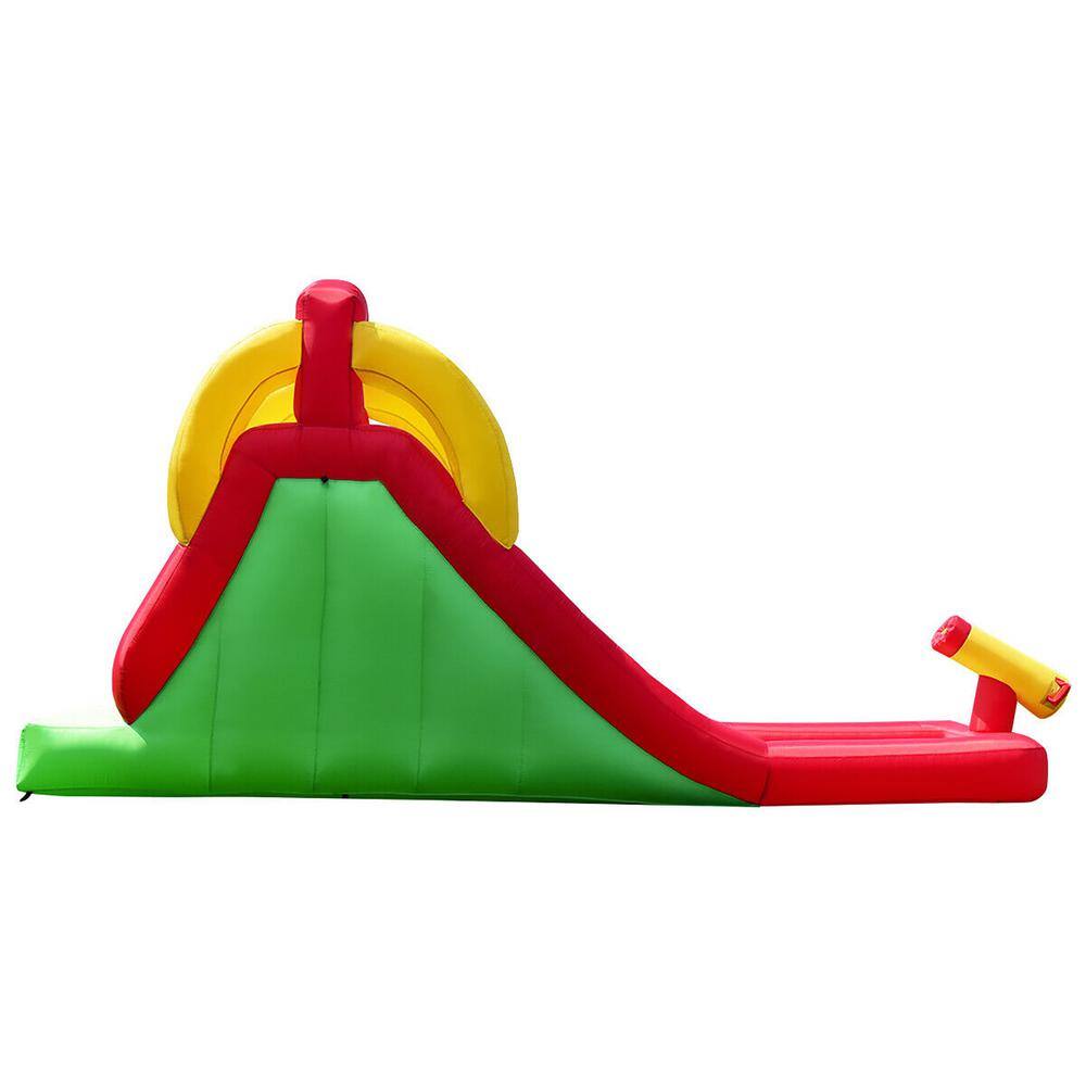 Gymax Inflatable Water Slide Bounce House Bouncer Kids Jumper Climbing with 350-Watt Blower GYM11232