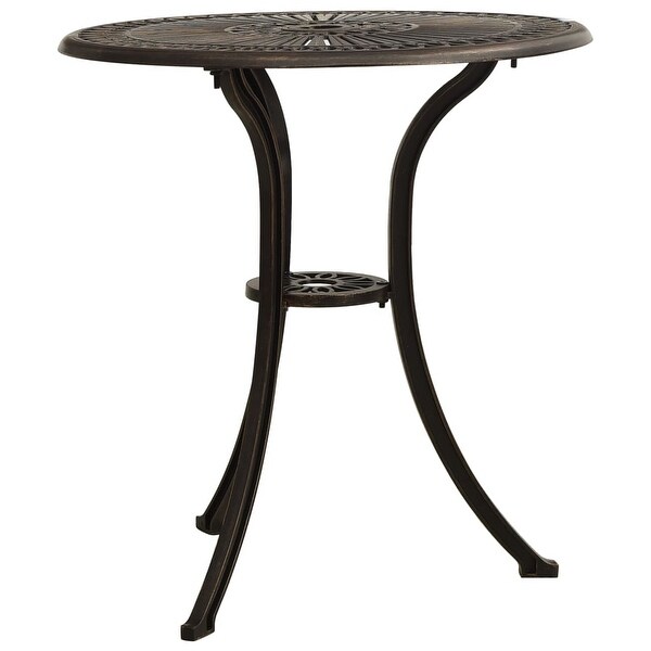 vidaXL Patio Table Bronze 24.4