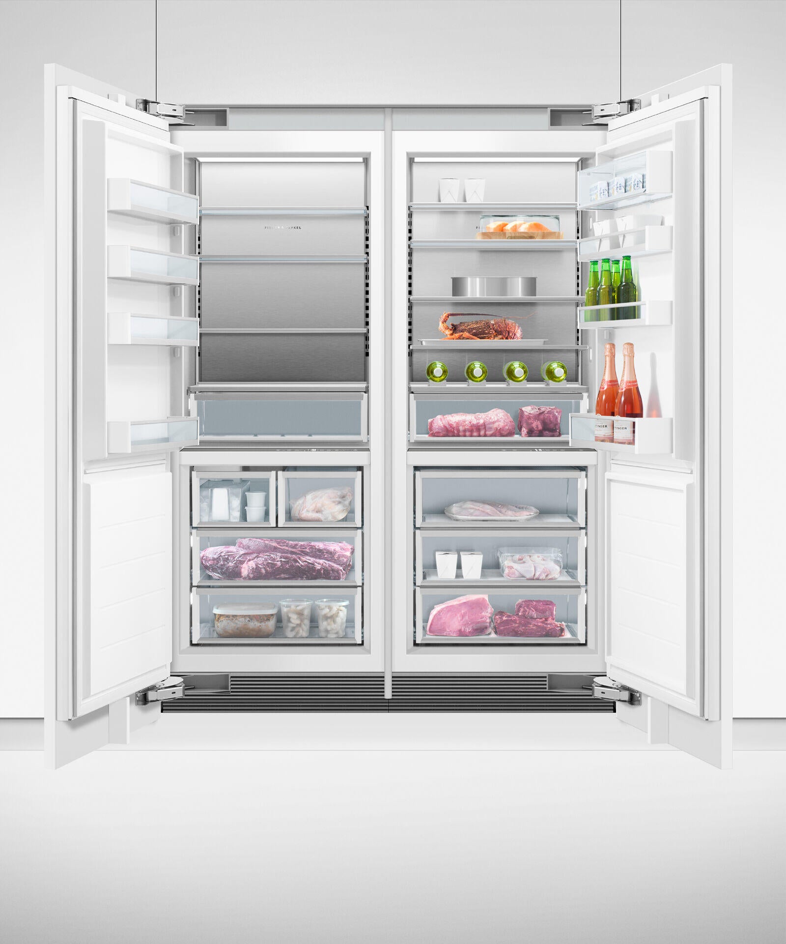 Fisher & Paykel RS3084SRHK1 Integrated Column Refrigerator, 30