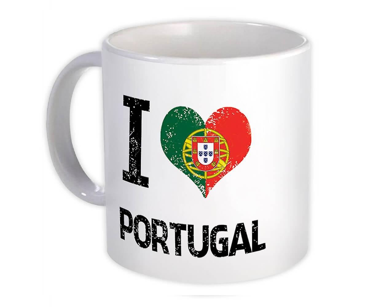 Gift Mug: I Love Portugal Heart