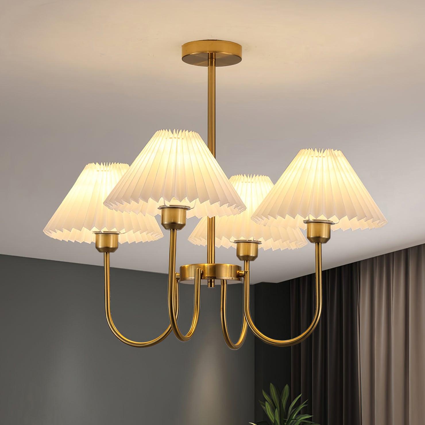 Lenore Pleated Chandelier