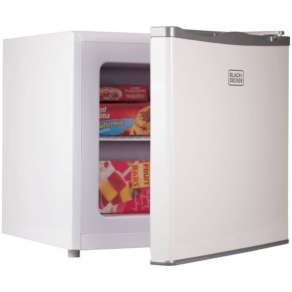 BLACK+DECKER 1.2 cu. ft. Compact Upright Freezer in White BUFK12W