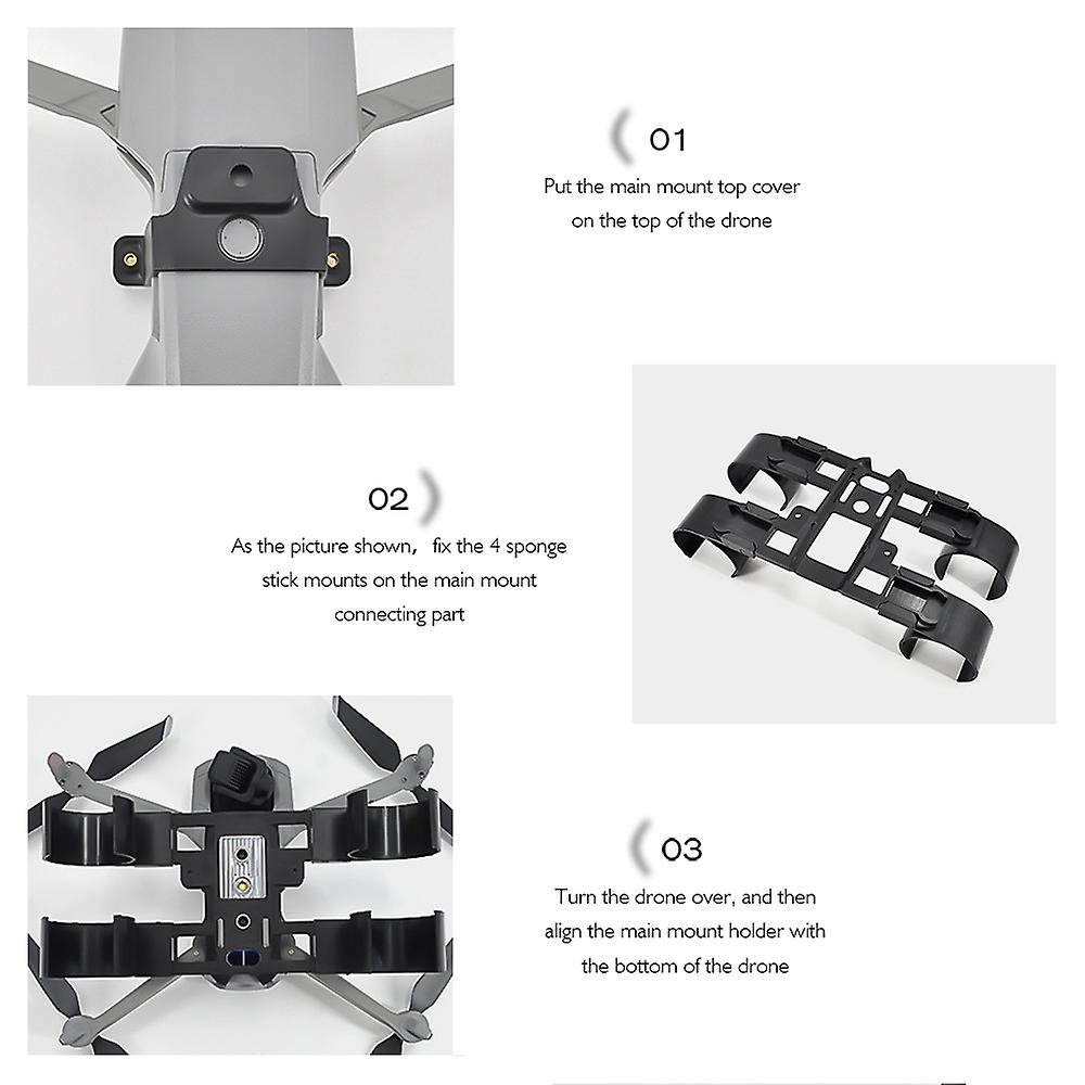 Compatible With Dji Mavic Air 2 Air 2s Drone Float Holder Landing Gear Buoyancy Stick Bracket Heighten Extender Holder Training Kit No.213498