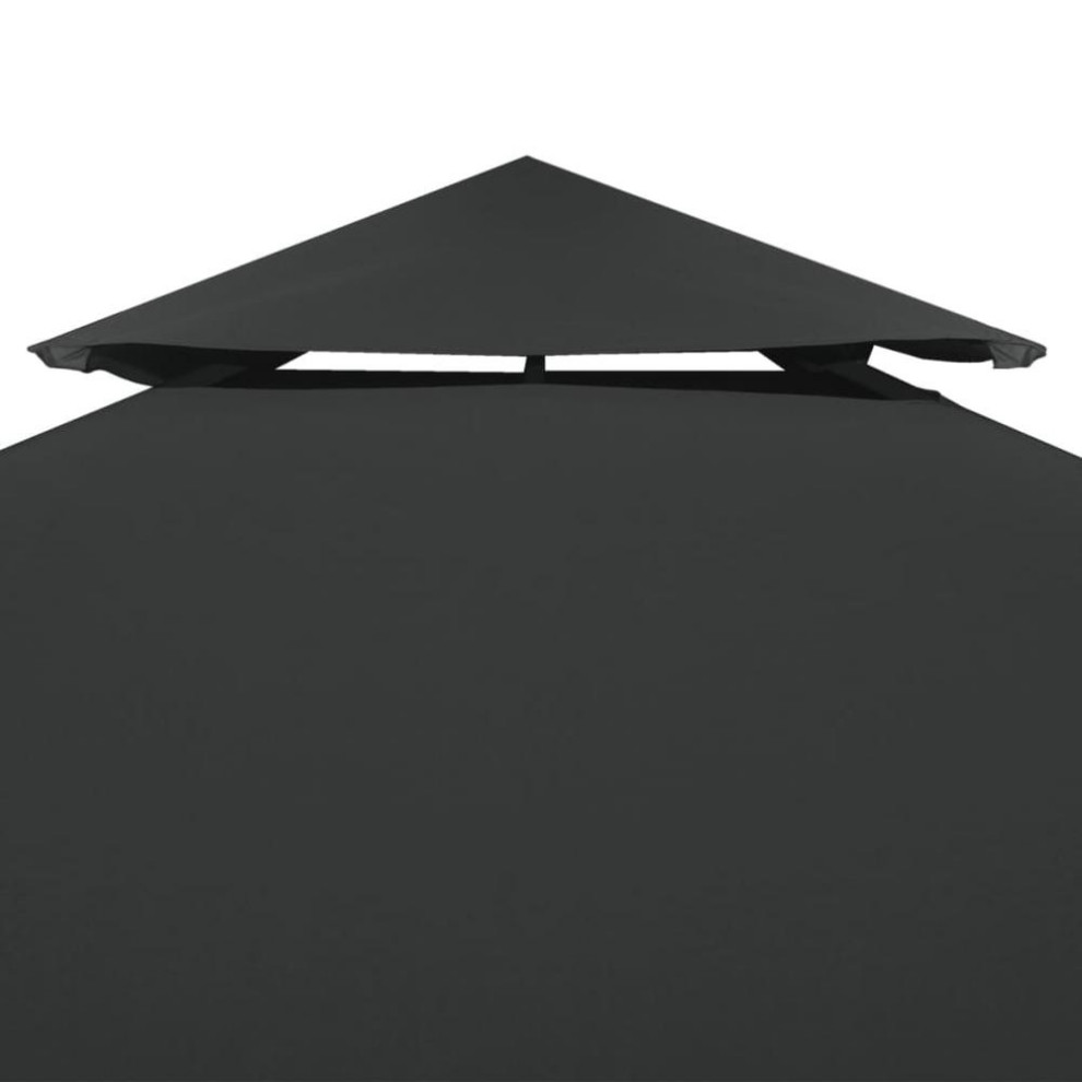 vidaXL Gazebo Cover Canopy Replacement 9.14 oz/yd² Dark Gray 10  x27x10  x27  40878   Contemporary   Gazebos   by BisonOffice  Houzz