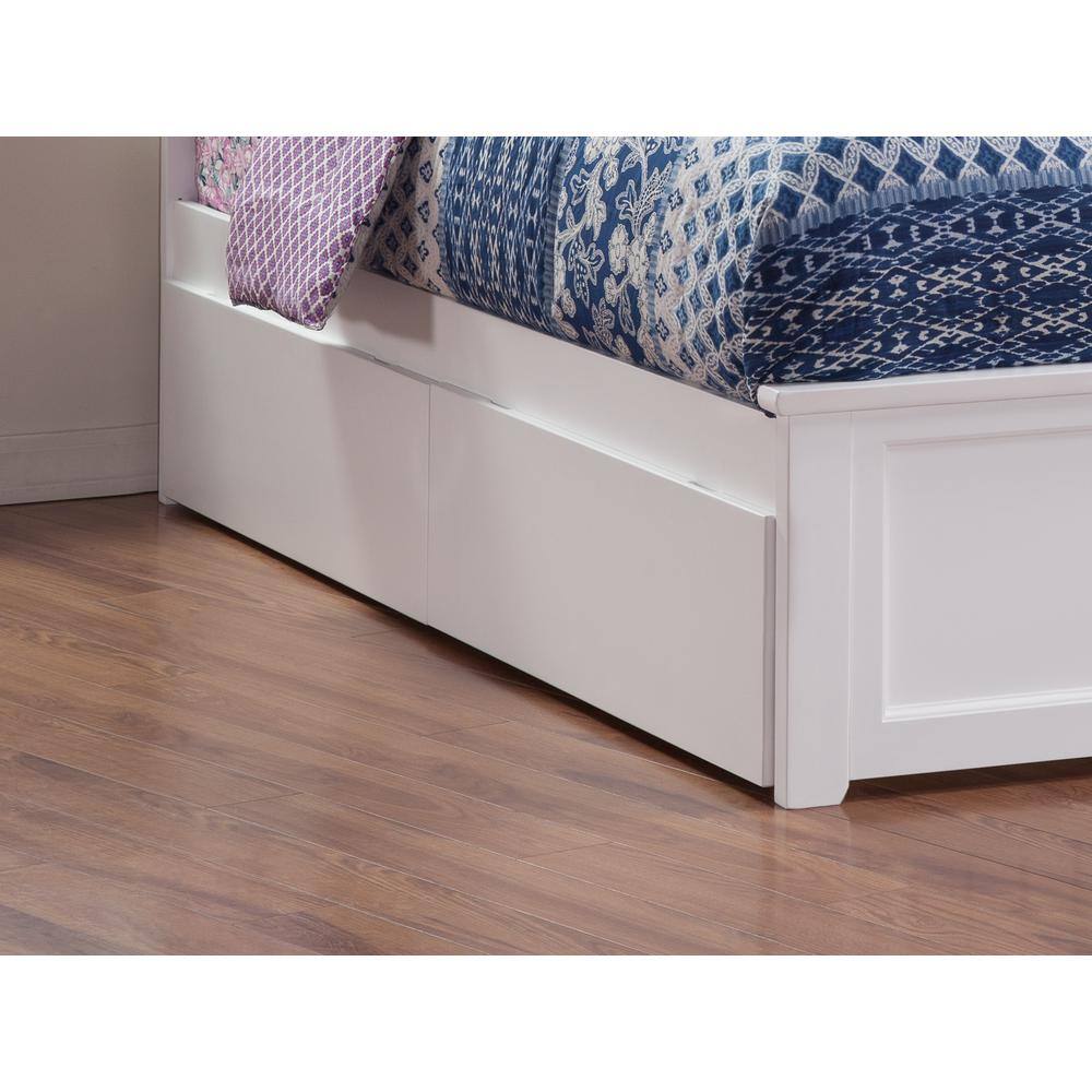 AFI Urban White Bed Drawers Queen-King AE663142