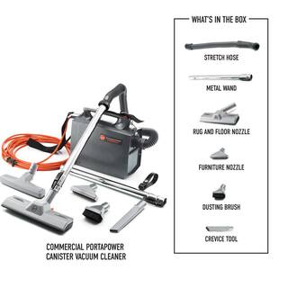 HOOVER Commercial Pro Canister Vacuum Cleaner Machine Lightweight with Attachment Tool Kit CH30000