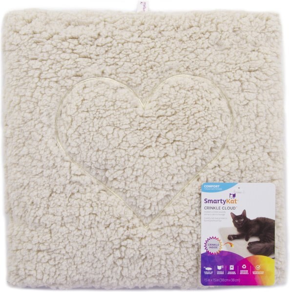 SmartyKat Crinkle Cloud Cat Mat Toy