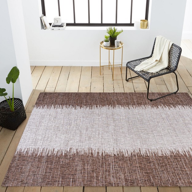 Tavira Modern Strie x27 Indoor outdoor Runner Rug Jonathan Y