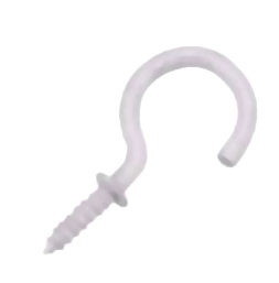 D. Lawless Hardware 1 1/4 Cup Hook W/Shoulder Whi...