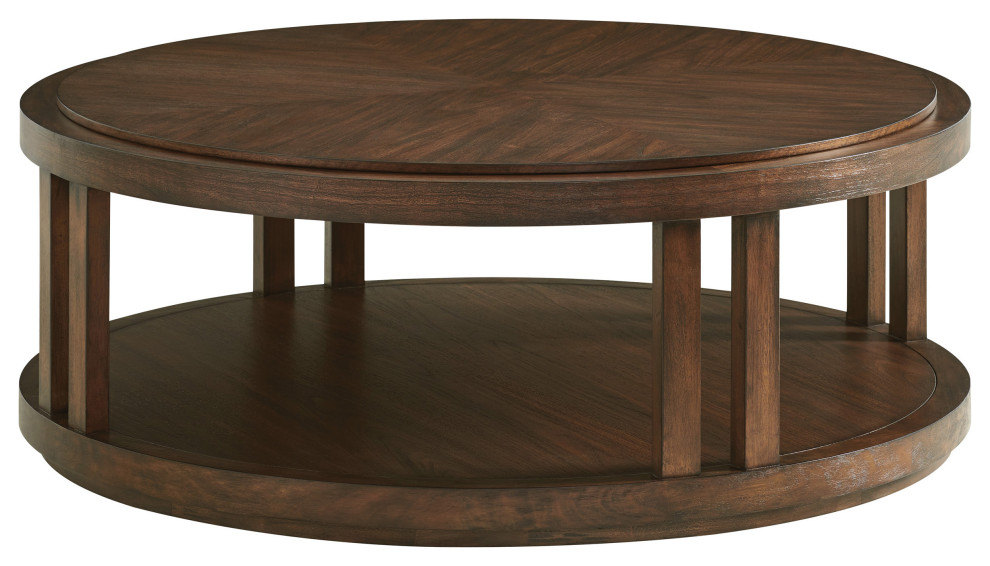 Stinson Round Cocktail Table   Transitional   Coffee Tables   by Lexington Home Brands  Houzz