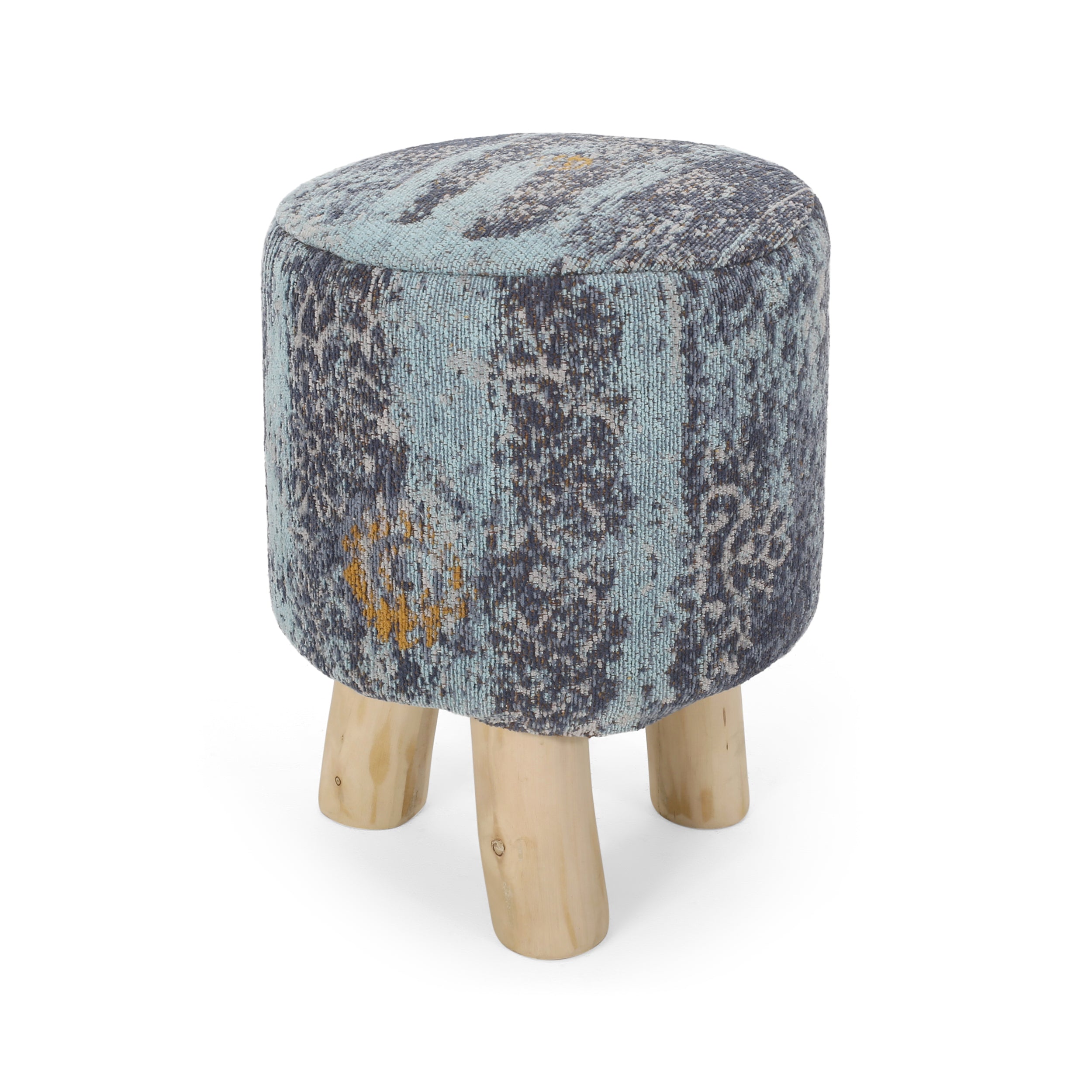 Jessalyn Handcrafted Boho Jacquard Stool