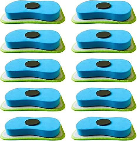 10pcs Dry Erase Erasers Magnetic Chalkboard Eraser Detachable Blackboard Eraser Towel Chalk Cleaner For Classroom Office School