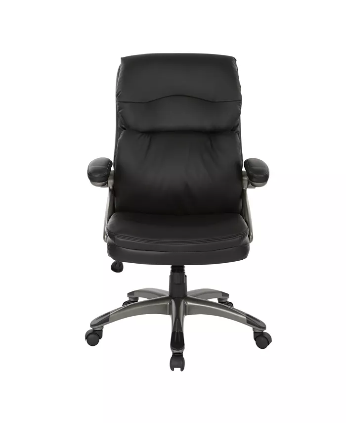 OSP Home Furnishings High Back Leather Executive Office Manager's Chair