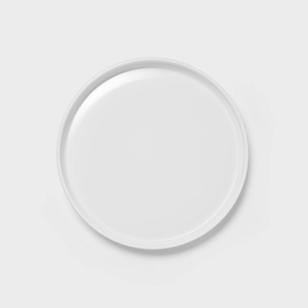 Plastic Stella Salad Plate White