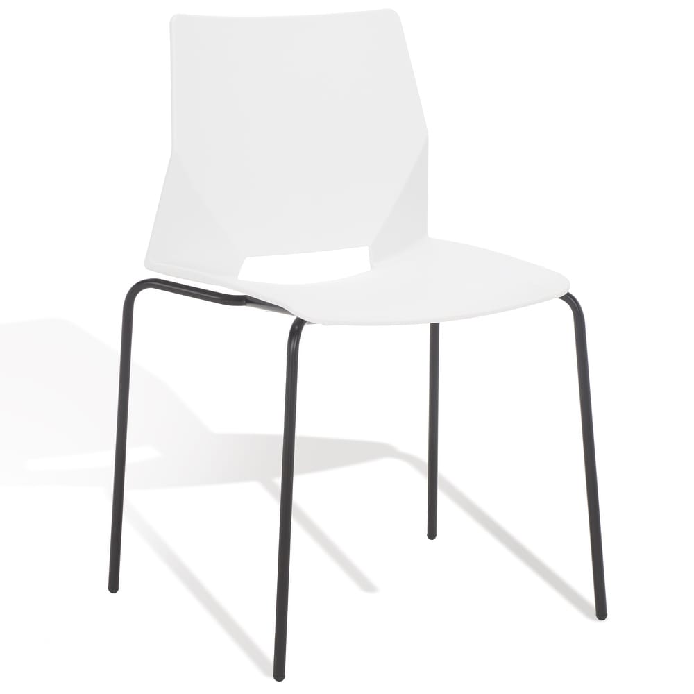 SAFAVIEH Couture Nellie Molded Plastic Dining Chair (SET of 2)   23 IN W x 20 IN D x 33 IN H