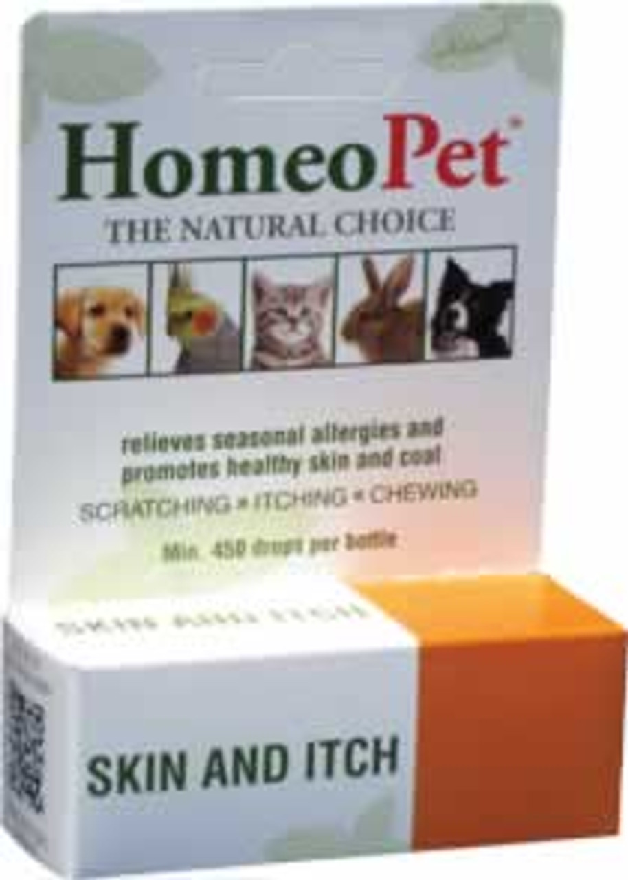 HomeoPet Skin and Itch Relief Natural Medication for Pets 15 mL