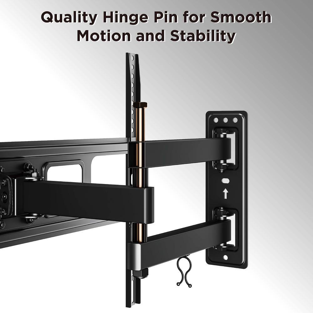 ProHT Full Motion Dual Arm TV Wall Mount for 37 in. - 70 in. Flat Panel TV's with 25 Degree Tilt 77 lb. Load Capacity 05413