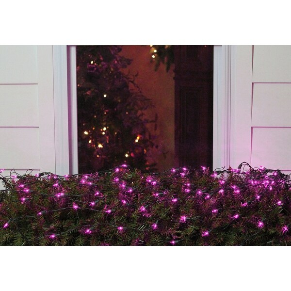 4' x 6' Purple Incandescent Mini Net Style Christmas Lights