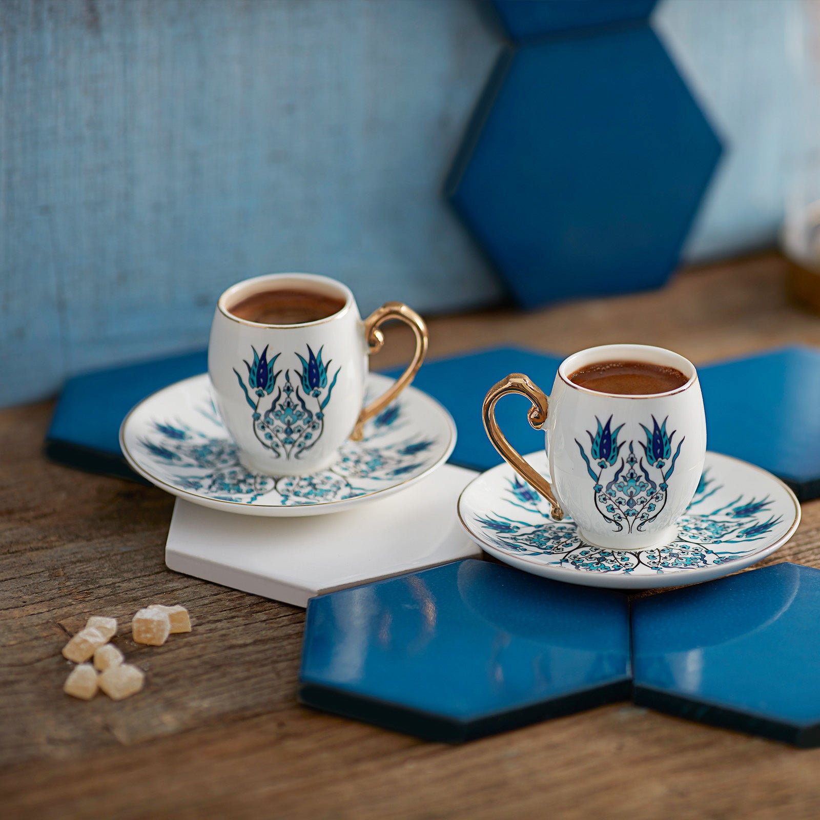 Karaca Iznik Set Of 2 Coffee Cups 153.03.07.7659