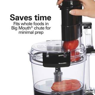 Hamilton Beach 10-Cup 3-Speed Black Food Processor 70723