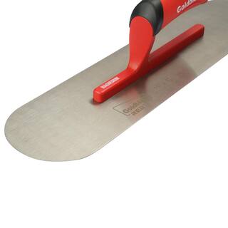 Goldblatt RED SINCE 1885 16 in. x 4 in. Pro Steel Pool Trowel G16120