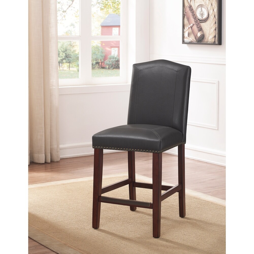 Claren Faux Leather Counter Stool by Greyson Living