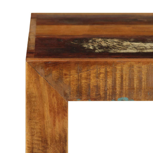 vidaXL Stool Coffee Table Side Table Living Room Seating Solid Reclaimed Wood   Rustic   Side Tables And End Tables   by vidaXL LLC  Houzz