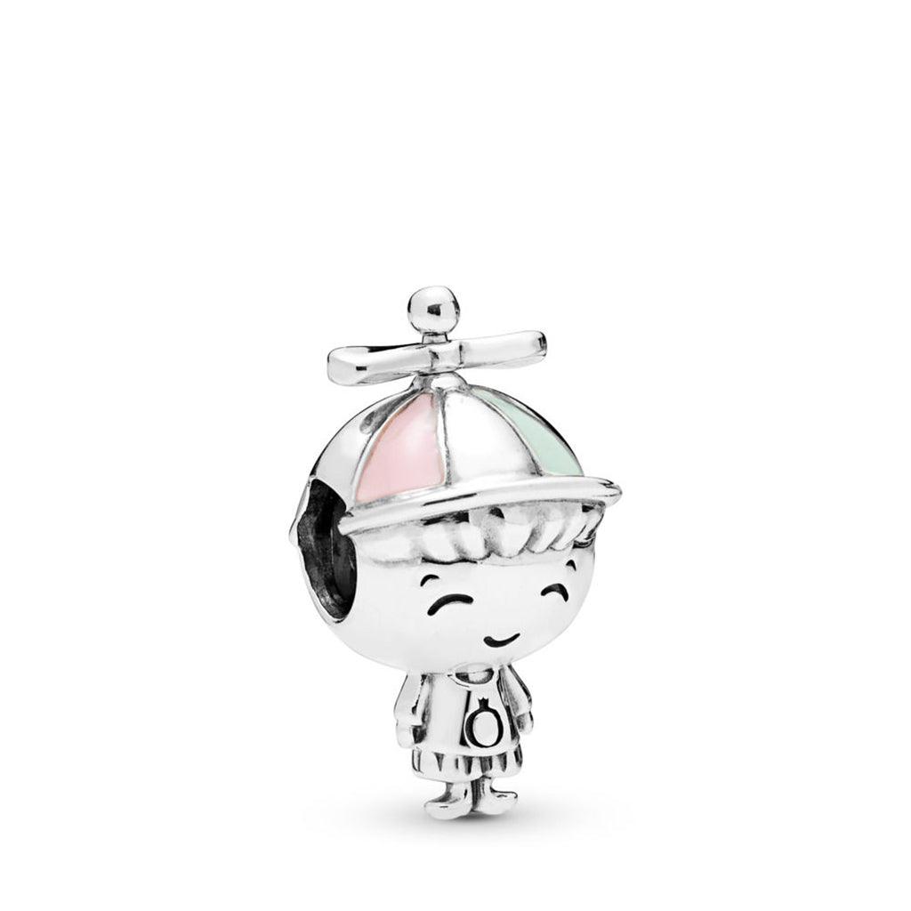 PANDORA  MOMENTS Propeller Hat Boy Charm