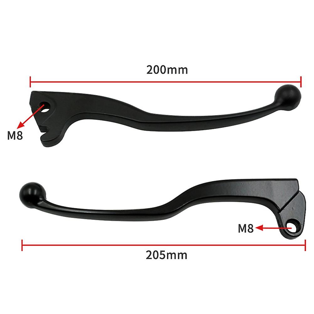 Motorcycle Brake Handle Brake Clutch Lever Motorcycle Alloy Brake Lever 8mm Aperture A Pair Of Brake Perching Levers Motorcycle Accessories Compatible