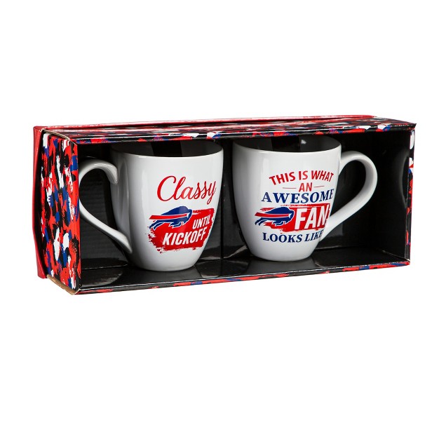 Evergreen Buffalo Bills Ceramic Cup O x27 java 17oz Gift Set