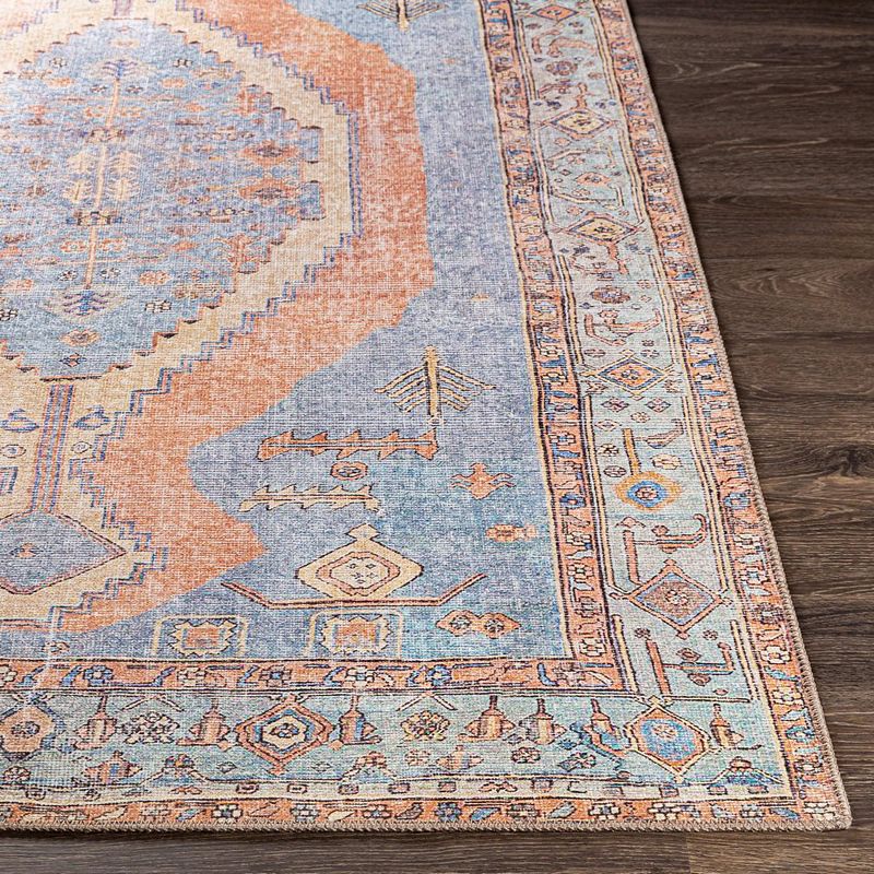 Middelie Traditional Washable Area Rug