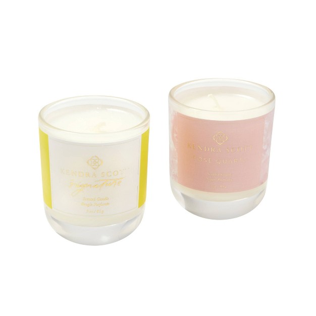 Kendra Scott 2pc Candle Gift Set Off white