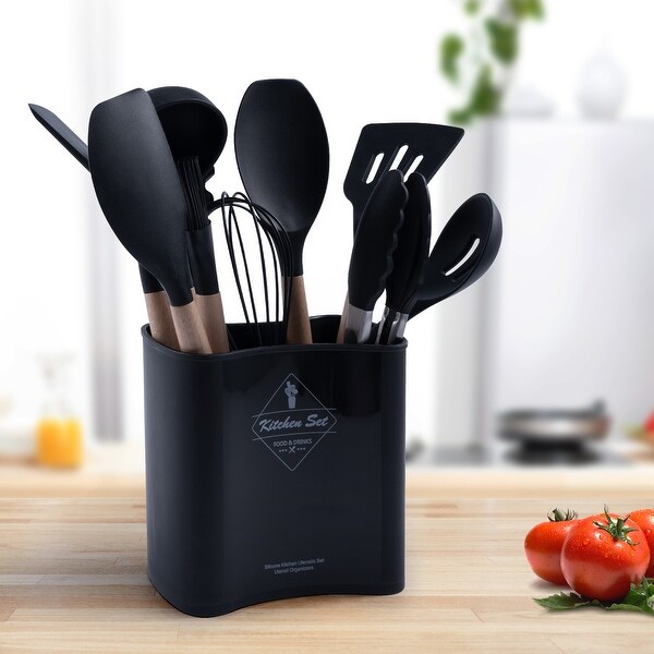 12-Piece Silicone Kitchen Utensils Set