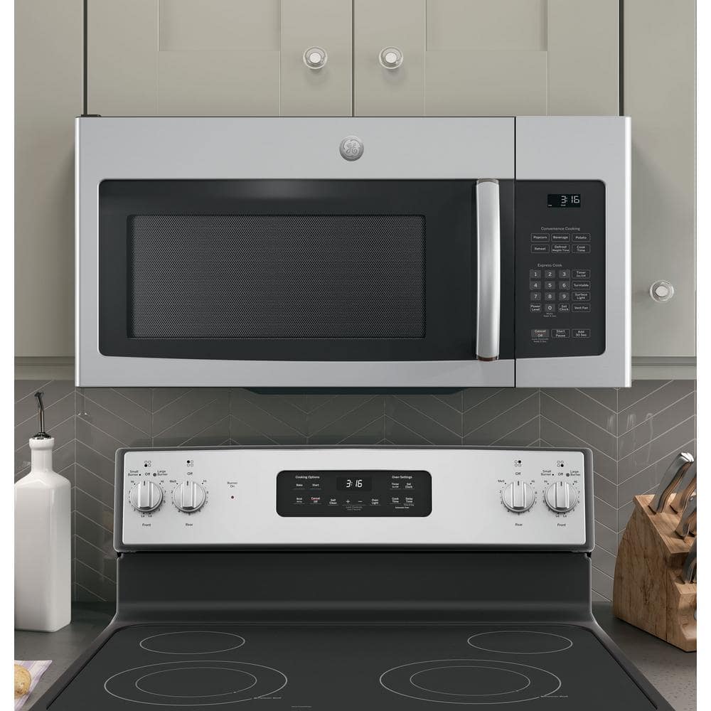 GE 16 cu ft Over the Range Microwave in Stainless Steel