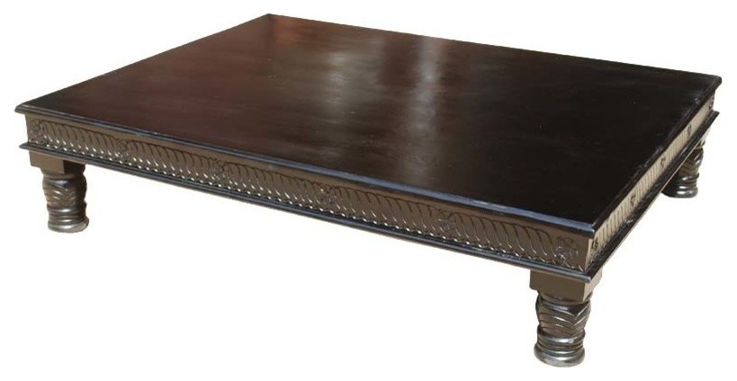 Lincoln Study Tropical Hardwood Large Coffee Table   Traditional   Coffee Tables   by Sierra Living Concepts Inc  Houzz