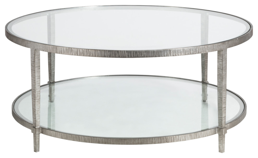 Claret Round Cocktail Table   Contemporary   Coffee Tables   by Lexington Home Brands  Houzz