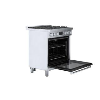 Bosch 800 Series 30 in. 3.7 cu. ft. Industrial Style Gas Range with 5-Burners in Stainless Steel HGS8055UC