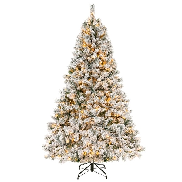 Costway 6 FT/7FT/8FT PreLit Christmas Tree 3Minute Quick Shape