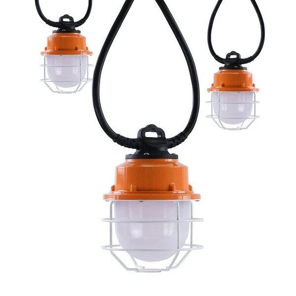 100W LED Temporary Construction Hanging Work Light Fixture Daylight 10400Lm