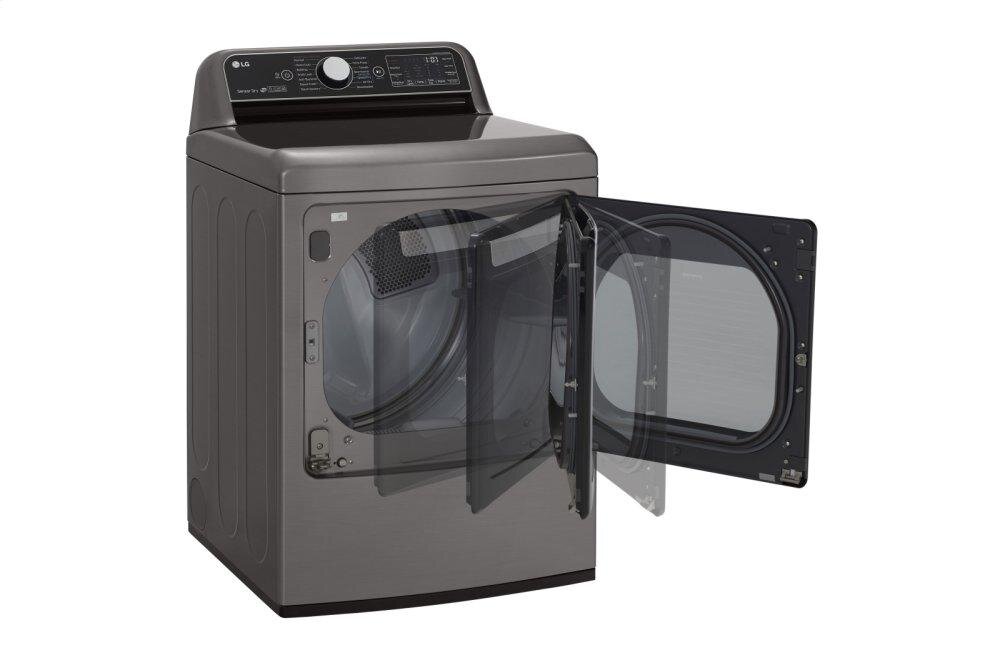 Lg DLEX7800VE 7.3 Cu.Ft. Smart Wi-Fi Enabled Electric Dryer With Turbosteam™