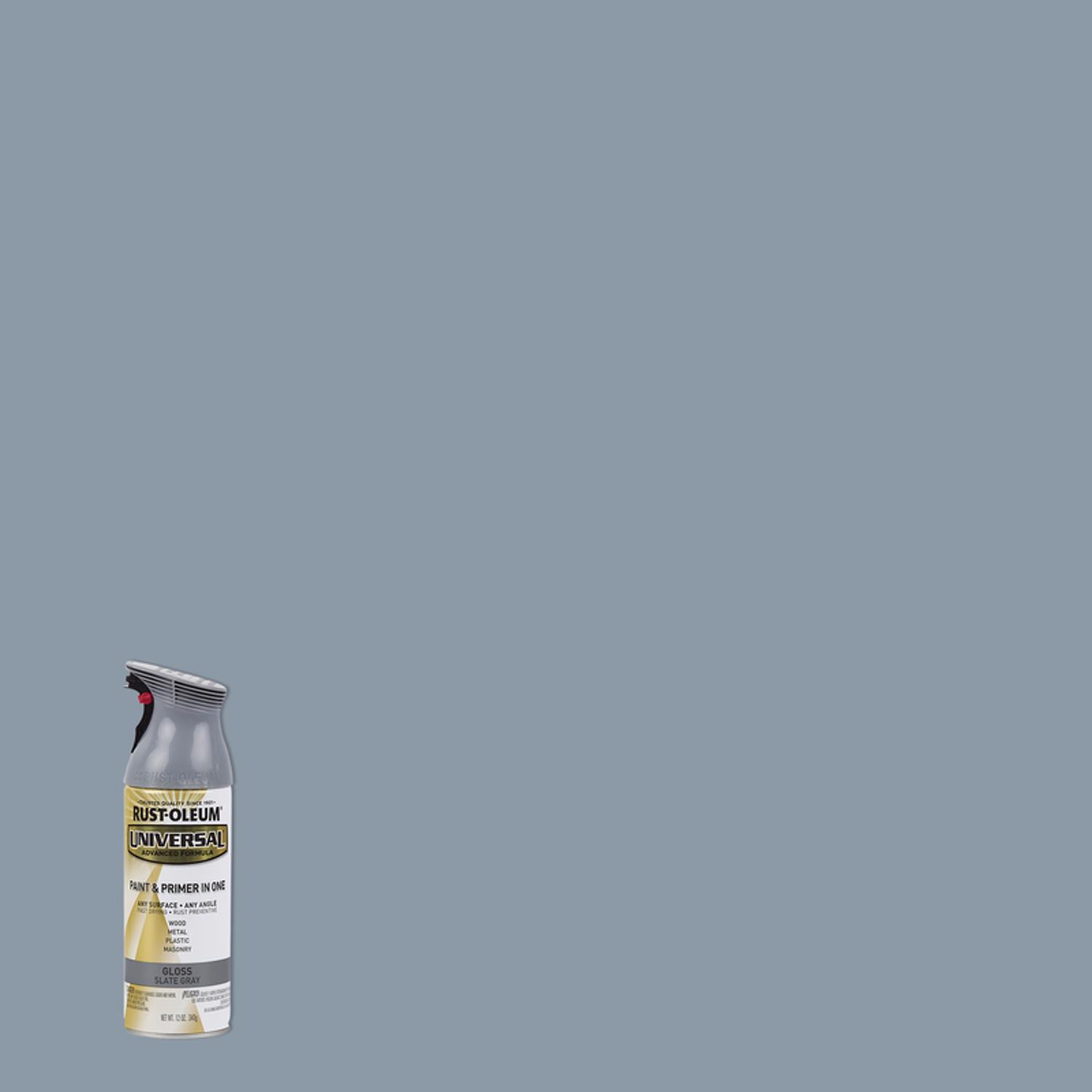 Rust-Oleum Universal Gloss Slate Gray Spray Paint 12 oz