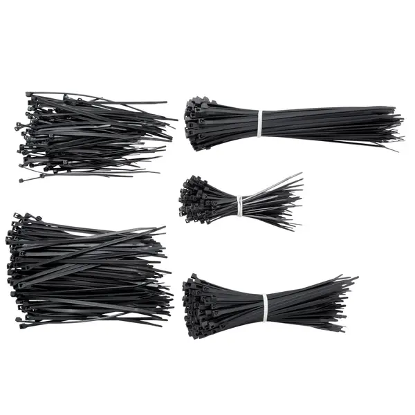 Calterm 650-Piece Black Cable Ties