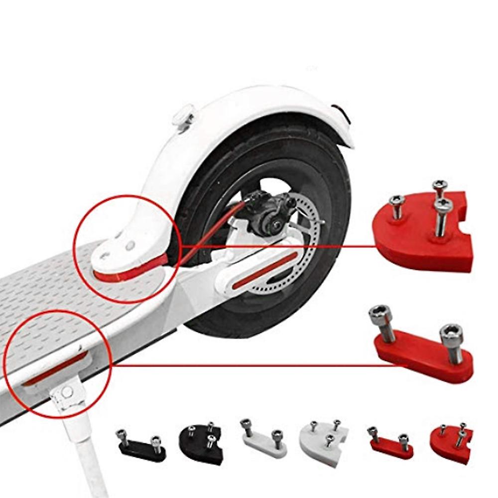 Scooter Spacer Kit Rear Fender Spacer Foot Spacer Compatible With Xiaomi Electric Scooters Red