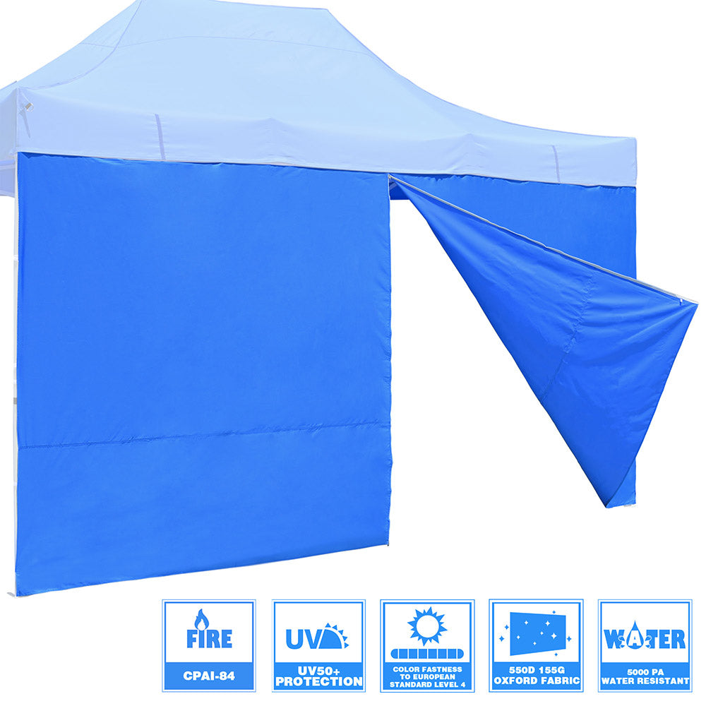 Yescom Canopy Tent Wall with Zip 15x7ft UV50+ CPAI-84