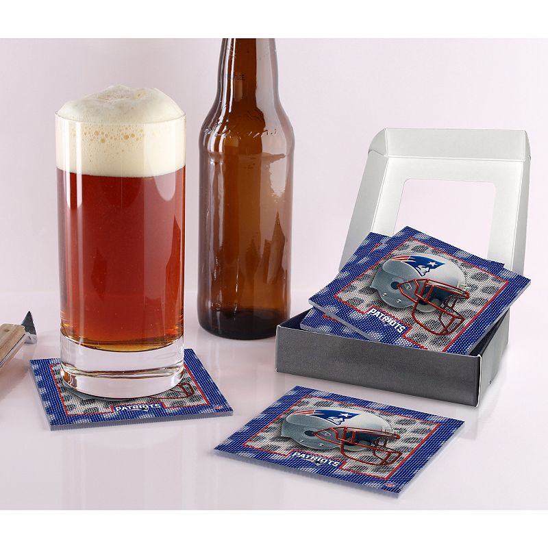 New England Patriots 5D Technology Coaster Set