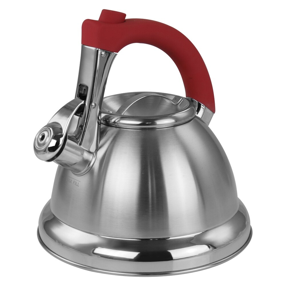 Mr. Coffee 1.8 quart Stainless Steel Whistling Tea Kettle   1.8 Quarts