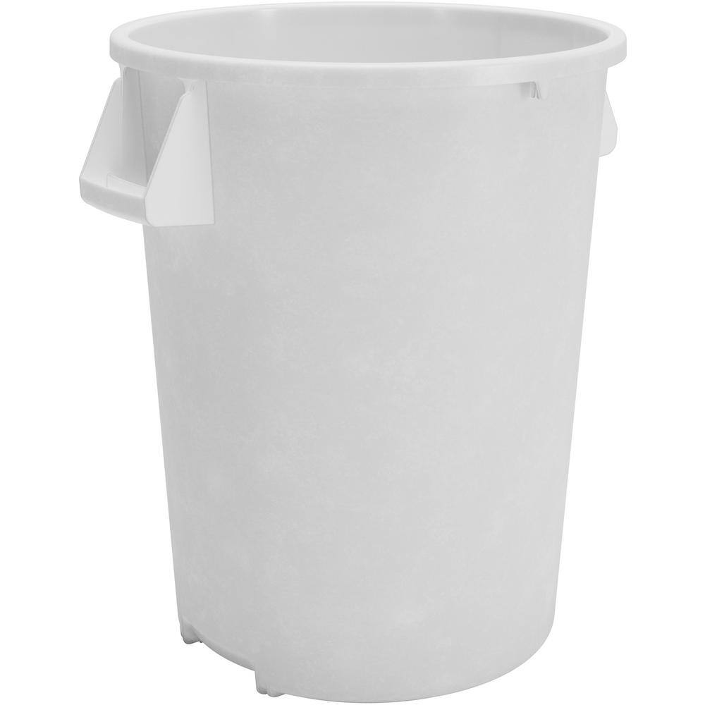 Carlisle FoodService Products Bronco 20 Gal. White Commercial Trash Can 84102002