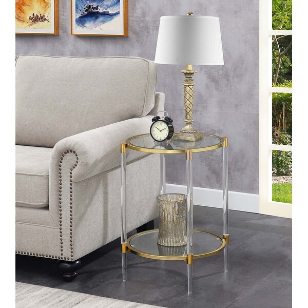 Acrylic Glass End Table