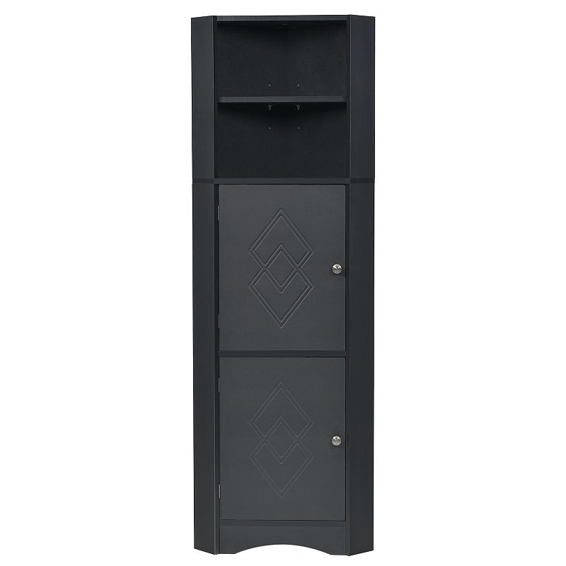 Merax Tall Bathroom Corner Cabinet