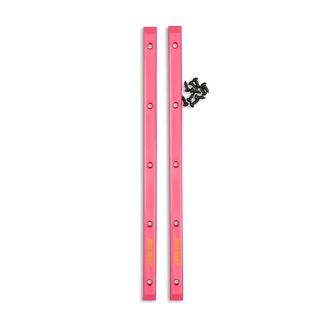 Santa Cruz Slimline Skateboard Rails (2 Pack) - Pink